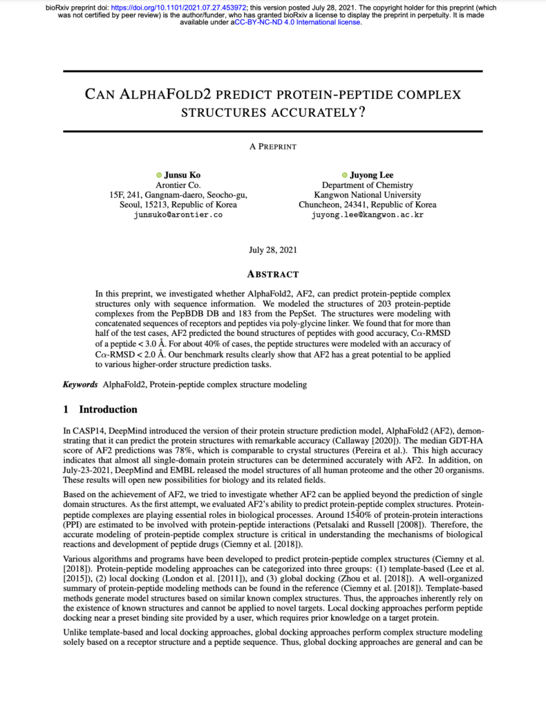 Can AlphaFold2 predict protein-peptide complex structures accurately?